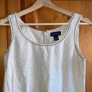 ann taylor linen maxi dress